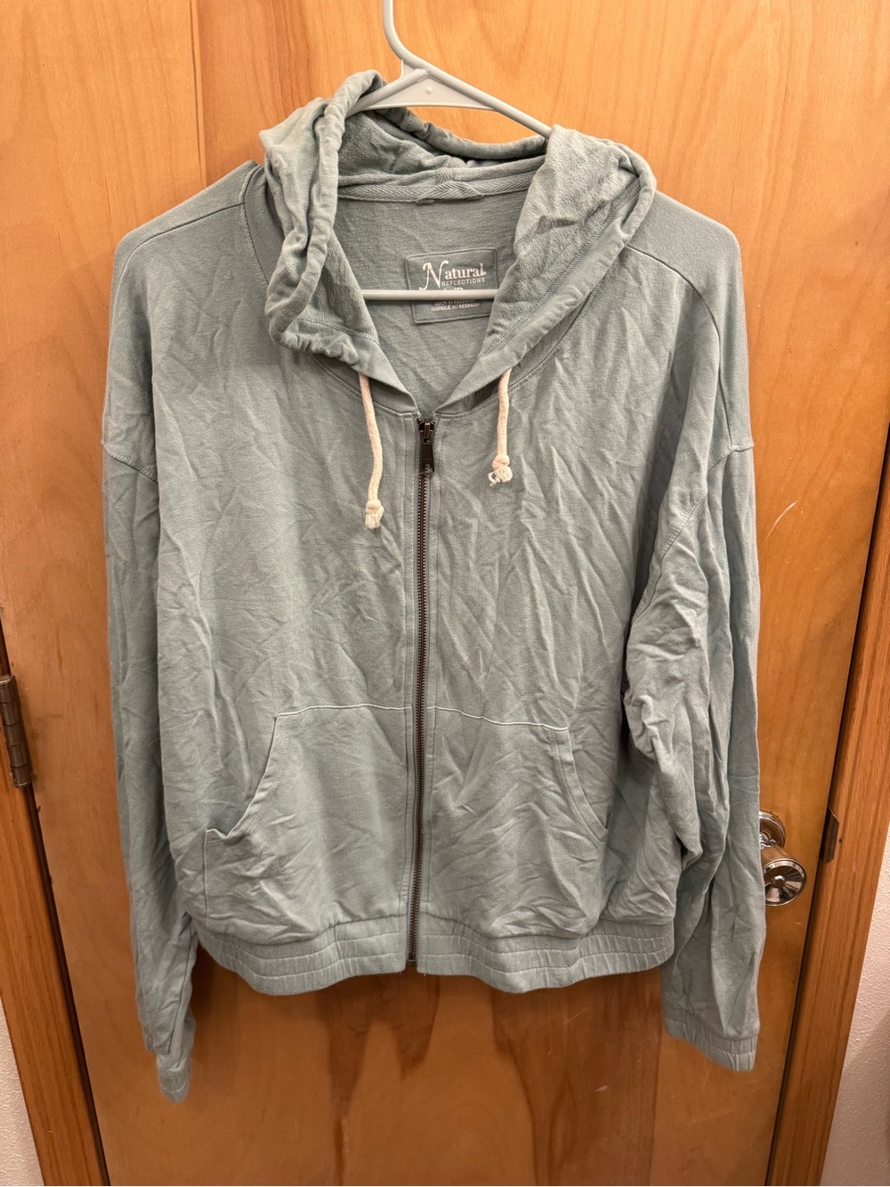 Natural Reflections Women’s Lightweight Zip Hoodie - Sage